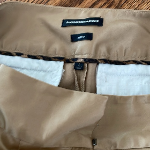 Express design studio shiny light gold boot cut pants - Picture 8 of 8